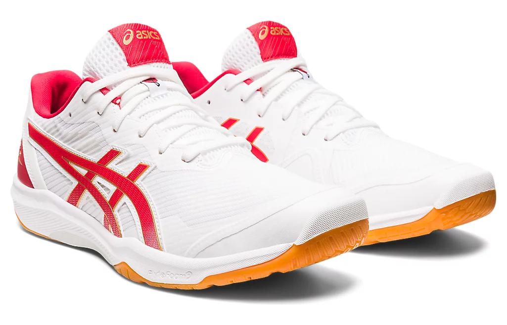 Lookbook Asics 紅色裁判 Nb 防滑耐磨 低筒 訓練鞋 男女款 白紅