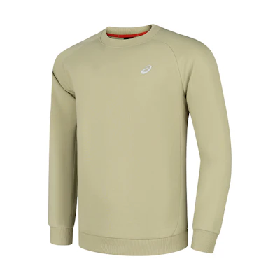 ASICS Running Reflective Quick-Dry Pullover Sweatshirt Khaki Color 2031E859-300