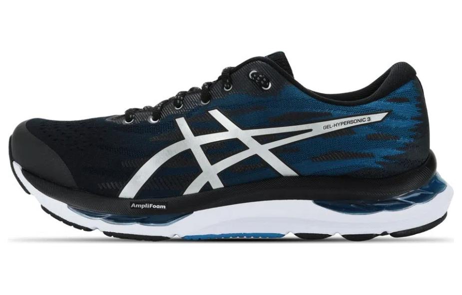 Buy アシックス ランニングシューズ ロー (黒/青) 1011B655-002