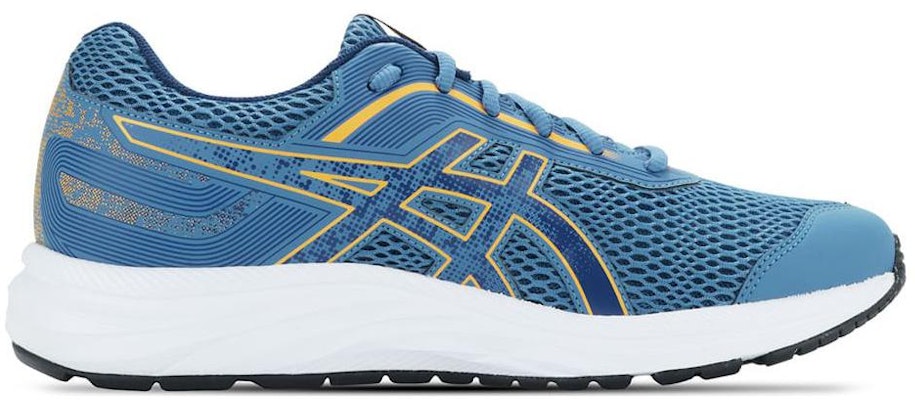 Asics Kabuki 減震防滑耐磨 低筒 跑步鞋 藍黃 Order Asics Kabuki 減震防滑耐磨 低筒 跑步鞋 藍黃