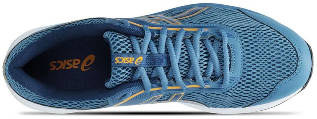 Asics Kabuki 減震防滑耐磨 低筒 跑步鞋 藍黃 Lookbook Asics Kabuki 減震防滑耐磨 低筒 跑步鞋 藍黃