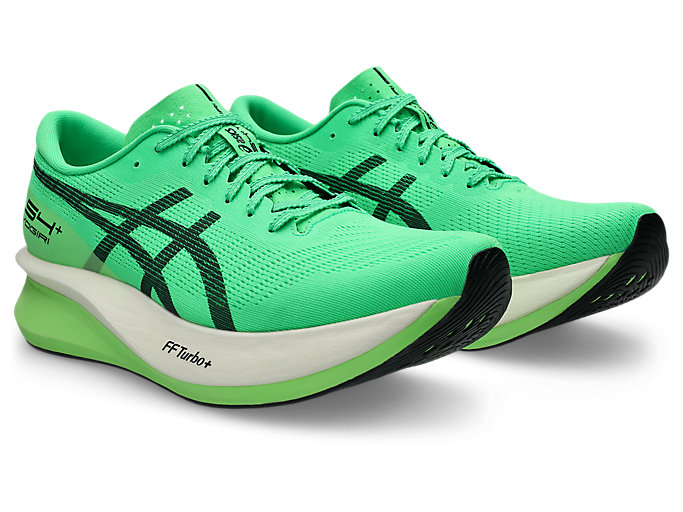 Order ASICS S4+ Yogiri Sepatu Lari Vital Green/Hitam 1013A158-301