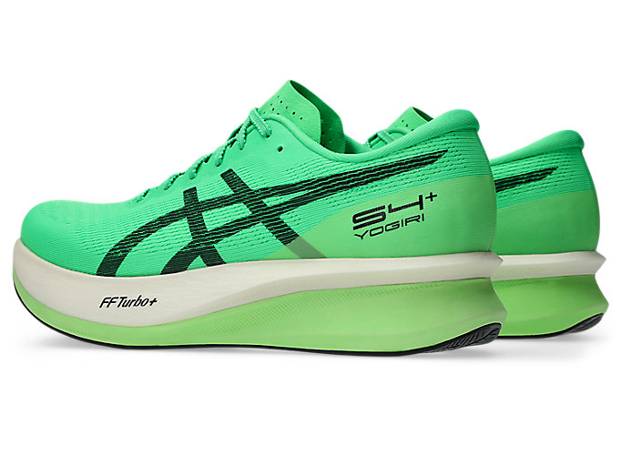 Lookbook ASICS S4+ Yogiri Sepatu Lari Vital Green/Hitam 1013A158-301