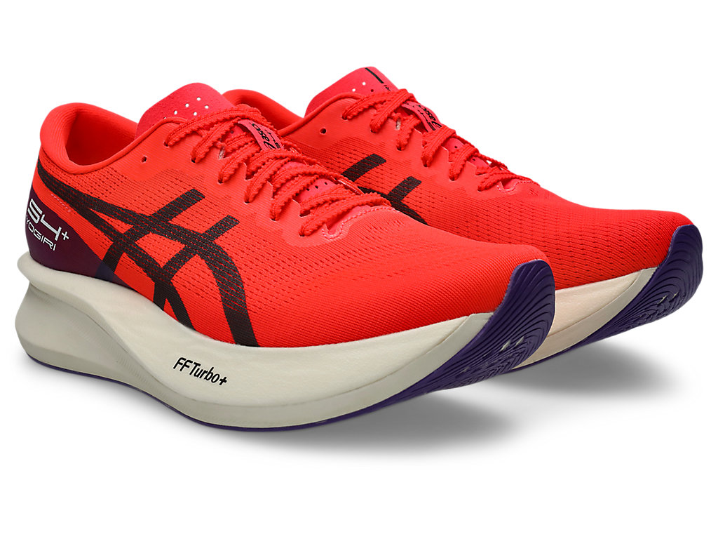 Order ASICS S4+ Yogiri Zapatillas Rojo Flash/Gris Carrier 1013A158-600