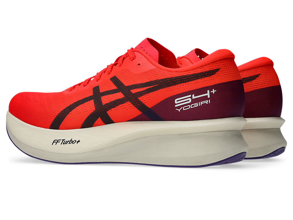 Lookbook ASICS S4+ Yogiri Zapatillas Rojo Flash/Gris Carrier 1013A158-600