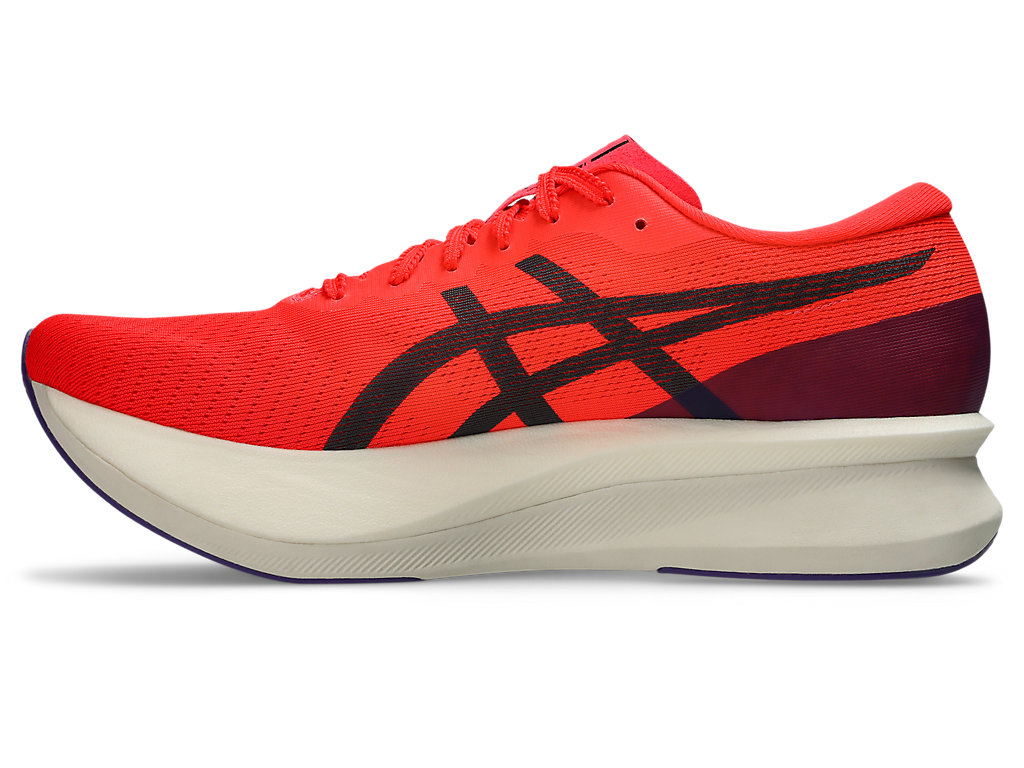 Shop ASICS S4+ Yogiri Zapatillas Rojo Flash/Gris Carrier 1013A158-600