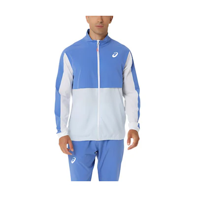 ASICS Sapphire Blue Colorblock Zip-Up Stretch Jacket 2041A249-403