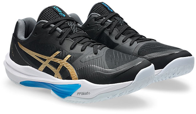 ASICS Sky Elite FF 3 Indoor Volleyball Shoes. Black/Pure Gold 1051A092-002 Order ASICS Sky Elite FF 3 Indoor Volleyball Shoes. Black/Pure Gold 1051A092-002