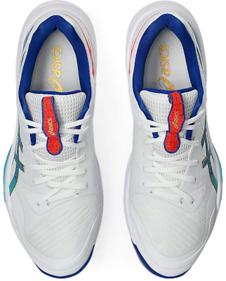 ASICS SKY ELITE FF 3 Kasut Bola Tampar Putih/Biru Asics 1051A093-960 Sizing ASICS SKY ELITE FF 3 Kasut Bola Tampar Putih/Biru Asics 1051A093-960