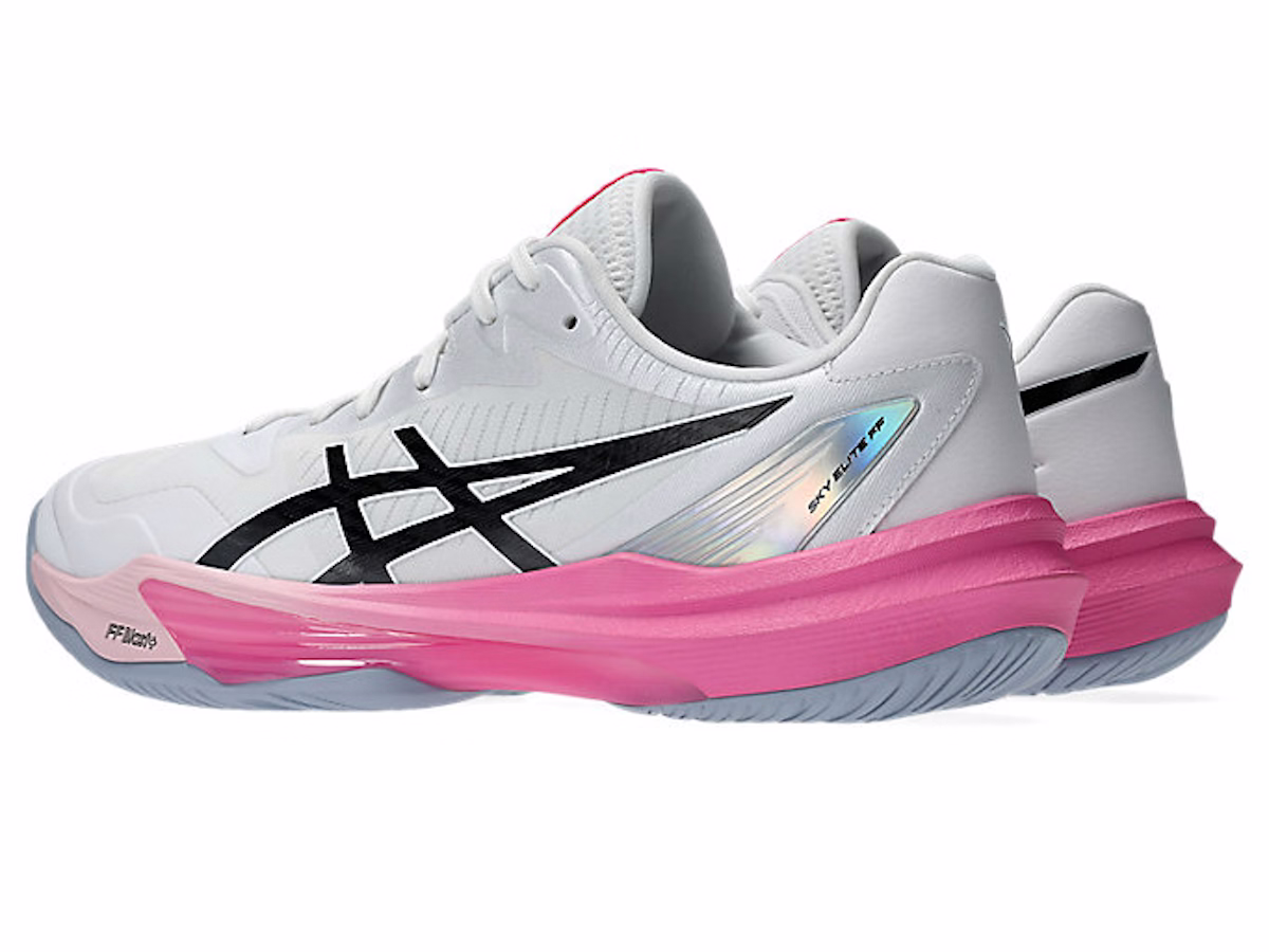 Asics SKY ELITE FF 3 Volleyball Shoes White/Dragon Fruit
