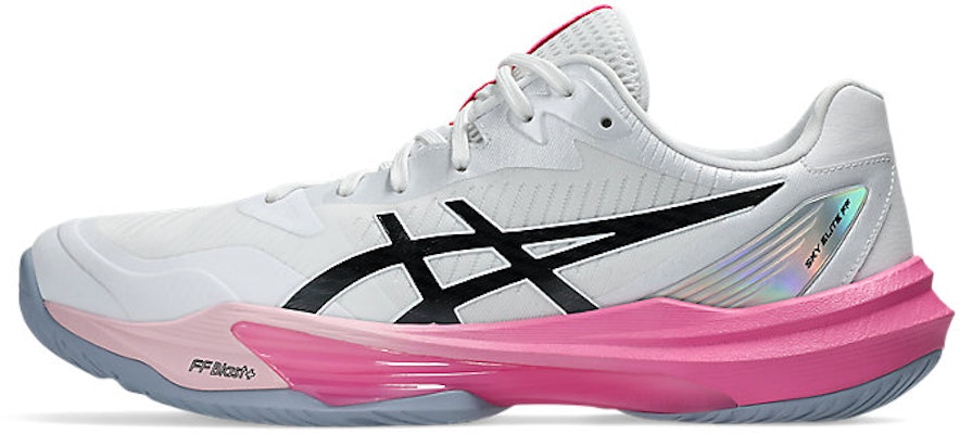 Asics SKY ELITE FF 3 Zapatillas de Voleibol Blanco/Fruta del Dragón 1053A081-100 1
