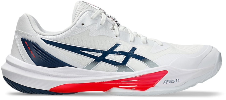 ASICS SKY ELITE FF 3 Volleyball Shoes White/Mako Blue 1051A080-104 Buy ASICS SKY ELITE FF 3 Volleyball Shoes White/Mako Blue 1051A080-104