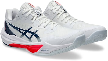 アシックス SKY ELITE FF 3 バレーボールシューズ ホワイト/マコブルー 1051A080-104 Order アシックス SKY ELITE FF 3 バレーボールシューズ ホワイト/マコブルー 1051A080-104