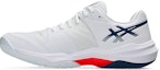 Shop ASICS SKY ELITE FF 3 Volleyball Shoes White/Mako Blue 1051A080-104