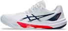 Cheap ASICS SKY ELITE FF 3 Volleyball Shoes White/Mako Blue 1051A080-104