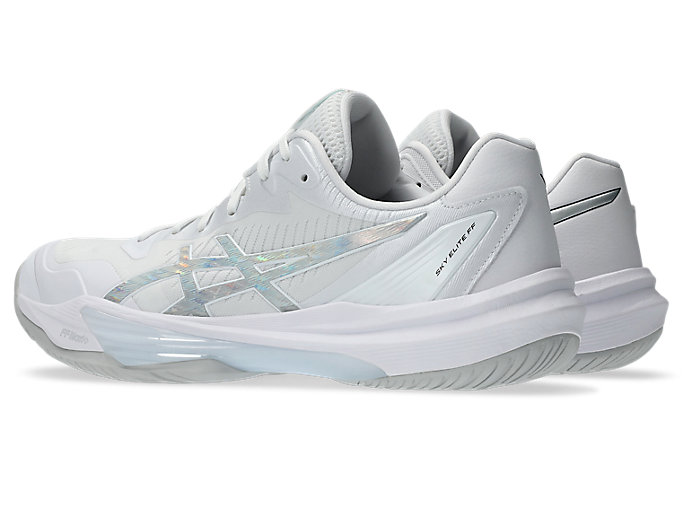Shop ASICS SKY ELITE FF 3 Volleybalschoenen Wit/Pure Zilver 1053A078-100