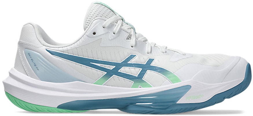 アシックス SKY ELITE FF 3 バレーボールシューズ ホワイト/サバブルー 1051A080-106 Buy アシックス SKY ELITE FF 3 バレーボールシューズ ホワイト/サバブルー 1051A080-106