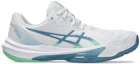 Buy ASICS SKY ELITE FF 3 Volleyball Shoes White/Saba Blue 1051A080-106