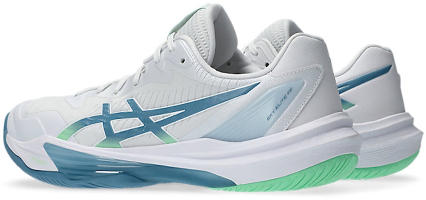 アシックス SKY ELITE FF 3 バレーボールシューズ ホワイト/サバブルー 1051A080-106 Lookbook アシックス SKY ELITE FF 3 バレーボールシューズ ホワイト/サバブルー 1051A080-106