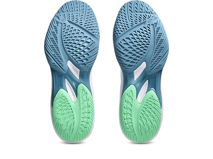 Sizing アシックス SKY ELITE FF 3 バレーボールシューズ ホワイト/サバブルー 1051A080-106