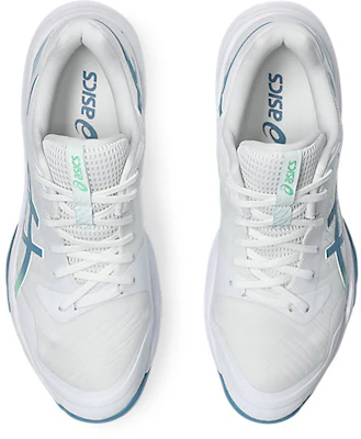 ASICS SKY ELITE FF 3 Volleyball Shoes White/Saba Blue 1051A080-106 Sizing ASICS SKY ELITE FF 3 Volleyball Shoes White/Saba Blue 1051A080-106