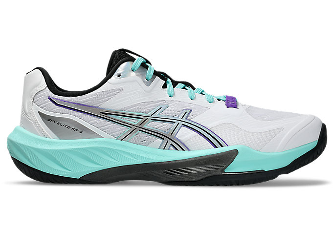 ASICS Sky Elite FF 4 Volleyball Shoes White/Radiant Amethyst 1051A100-100