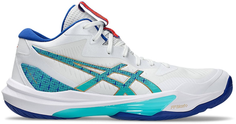 ASICS Sky Elite FF MT 3 Volleyball Shoes White/Asics Blue 1051A094-960 Buy ASICS Sky Elite FF MT 3 Volleyball Shoes White/Asics Blue 1051A094-960