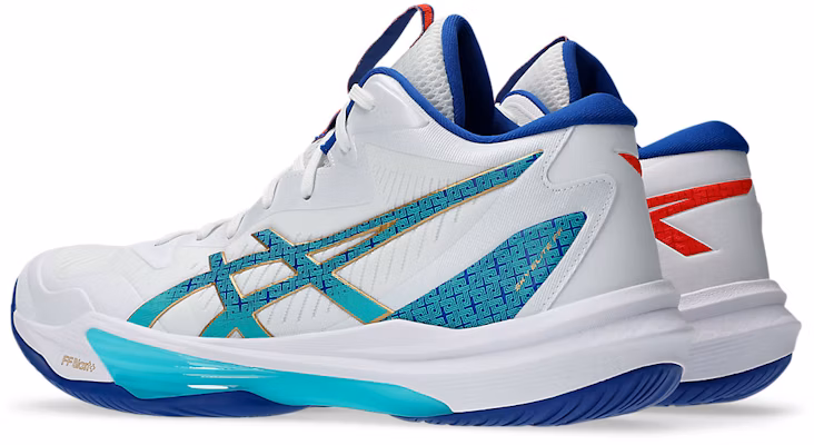 ASICS Sky Elite FF MT 3 排球鞋 白色/Asics 藍色 1051A094-960 Lookbook ASICS Sky Elite FF MT 3 排球鞋 白色/Asics 藍色 1051A094-960
