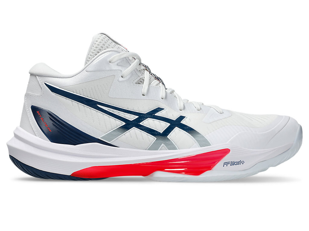 ASICS Sky Elite FF MT 3 Volleyball Shoes White/Mako Blue 1051A081-104