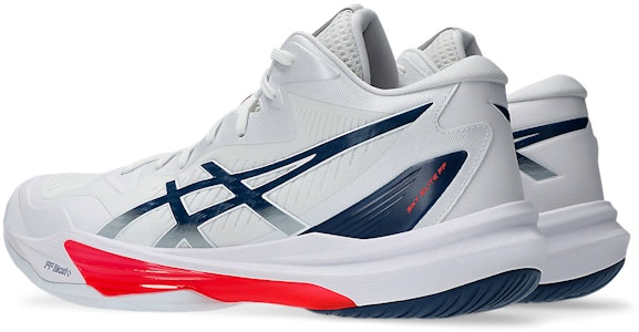 ASICS Sky Elite FF MT 3 Kasut Bola Tampar Putih/Mako Biru. 1051A081-104 Lookbook ASICS Sky Elite FF MT 3 Kasut Bola Tampar Putih/Mako Biru. 1051A081-104