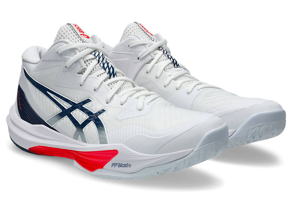 Lookbook ASICS Sky Elite FF MT 3 排球鞋 白色/鯖魚藍 1051A081-104