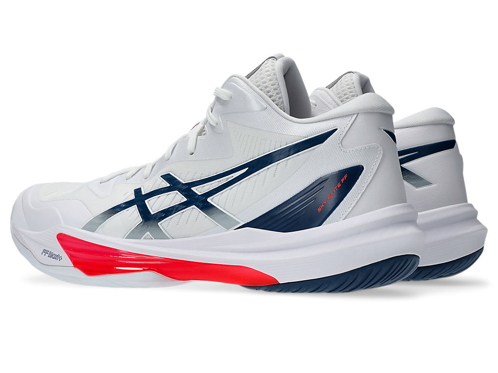 Shop ASICS Sky Elite FF MT 3 排球鞋 白色/鯖魚藍 1051A081-104