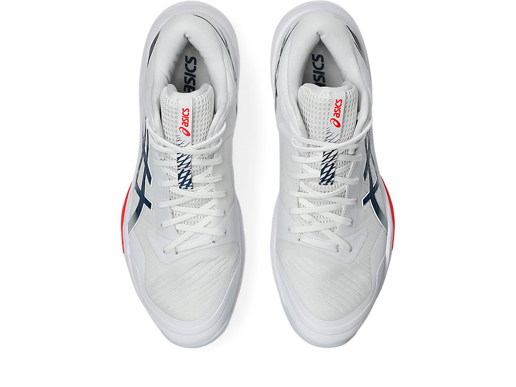 Sizing ASICS Sky Elite FF MT 3 排球鞋 白色/鯖魚藍 1051A081-104