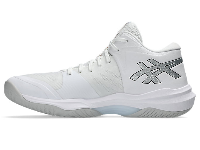 Shop アシックス SKY ELITE FF MT 3 バレーボールシューズ ホワイト/ピュアシルバー 1053A077-100