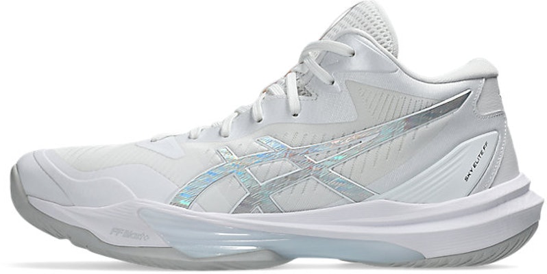 アシックス SKY ELITE FF MT 3 バレーボールシューズ ホワイト/ピュアシルバー 1053A077-100 Cheap アシックス SKY ELITE FF MT 3 バレーボールシューズ ホワイト/ピュアシルバー 1053A077-100