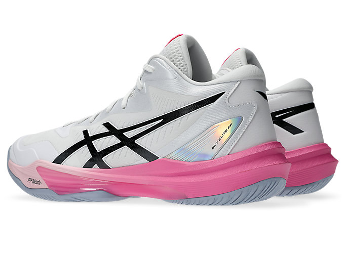 Lookbook Asics Sky Elite FF MT 3 Kasut Bola Tampar Putih/Dragon Fruit 1053A080-100