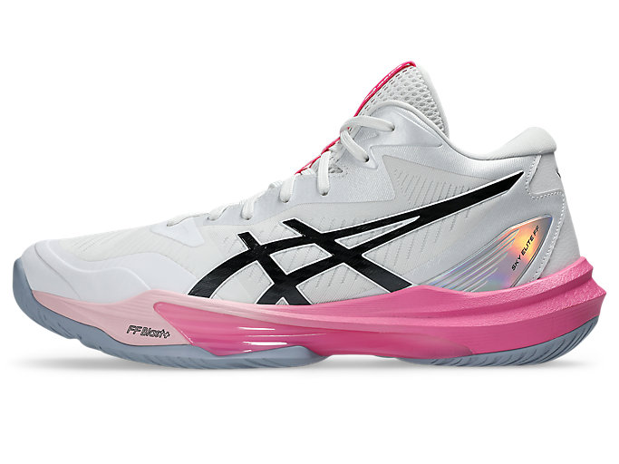 Cheap Asics Sky Elite FF MT 3 Kasut Bola Tampar Putih/Dragon Fruit 1053A080-100