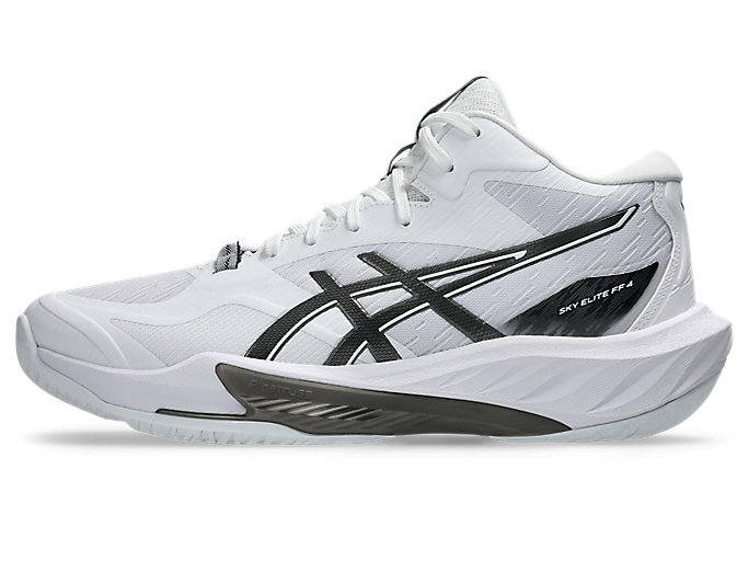 ASICS Sky Elite FF MT 4 Volleyball Shoes. White/Black 1053A083-100