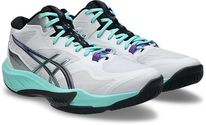 ASICS Sky Elite FF MT 4 排球鞋 白/閃耀紫晶 1051A101-100 Order ASICS Sky Elite FF MT 4 排球鞋 白/閃耀紫晶 1051A101-100