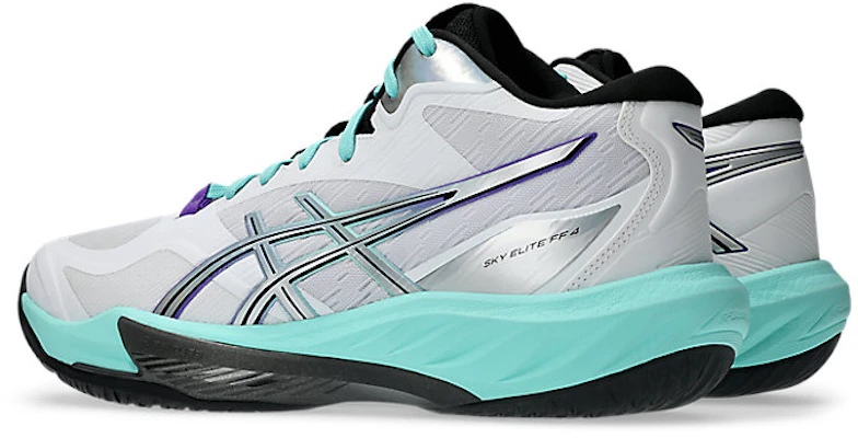 ASICS Sky Elite FF MT 4 排球鞋 白/閃耀紫晶 1051A101-100 Lookbook ASICS Sky Elite FF MT 4 排球鞋 白/閃耀紫晶 1051A101-100