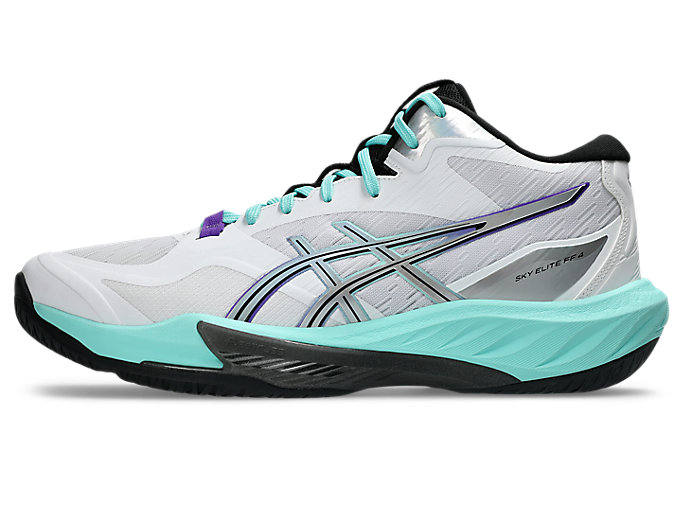 Cheap ASICS Sky Elite FF MT 4 排球鞋 白/閃耀紫晶 1051A101-100