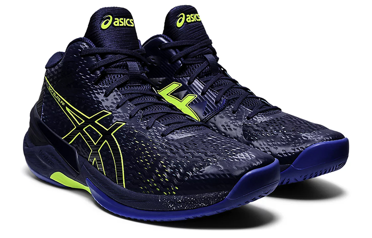 Lookbook Asics 天際精英 Ff MT 排球鞋 藍黃色