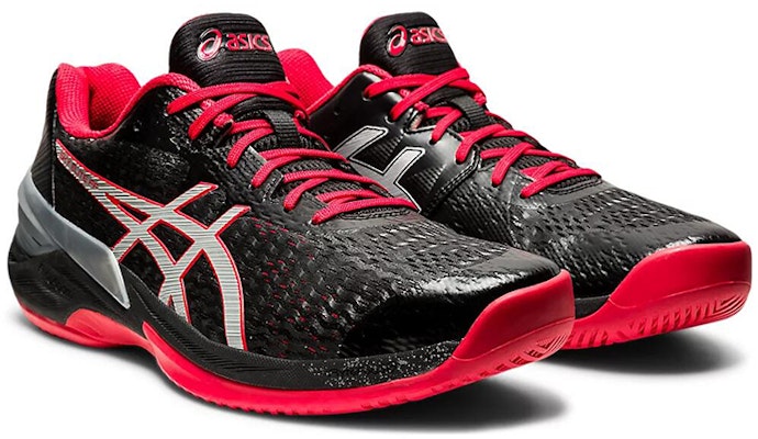Asics Sky Elite FF 低筒吸汗排球訓練鞋 黑紅 Lookbook Asics Sky Elite FF 低筒吸汗排球訓練鞋 黑紅