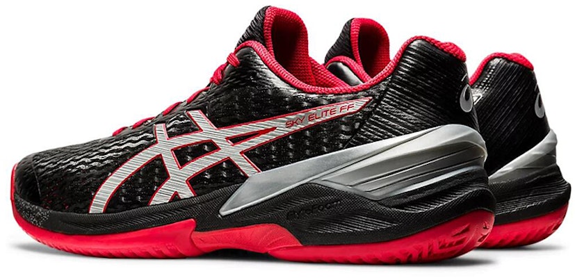 Asics Sky Elite FF 低筒吸汗排球訓練鞋 黑紅 Shop Asics Sky Elite FF 低筒吸汗排球訓練鞋 黑紅
