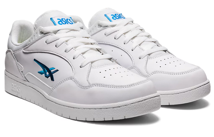 Lookbook アシックス スカイコート 白/青 (Ashikksu Sukaikōto Shiro/Ao) 1201A089-108