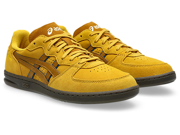 Lookbook Asics SKYHAND OG Retro Basketball Shoes Hornet/Spice Curry 1203A452-750
