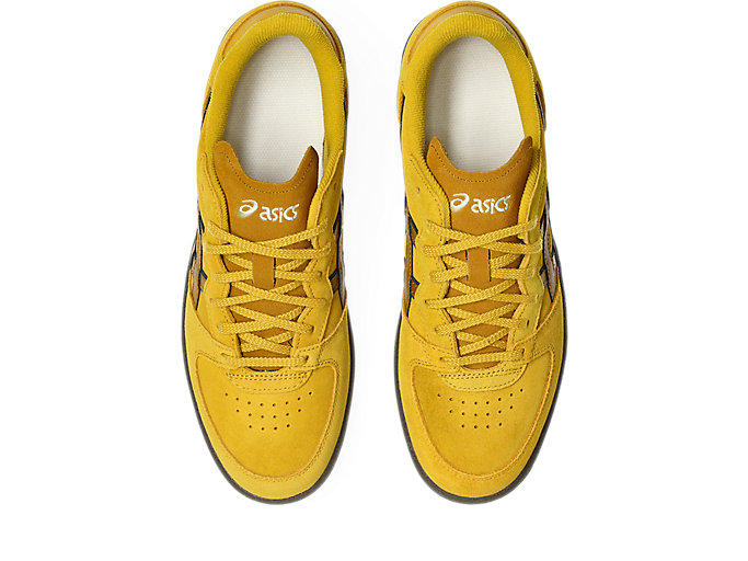 Sizing Asics SKYHAND OG Retro Basketball Shoes Hornet/Spice Curry 1203A452-750