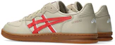 Lookbook ASICS Skyhand OG Retro Zapatillas Baloncesto. Gris Pluma/Rojo Snapper 1203A451-021