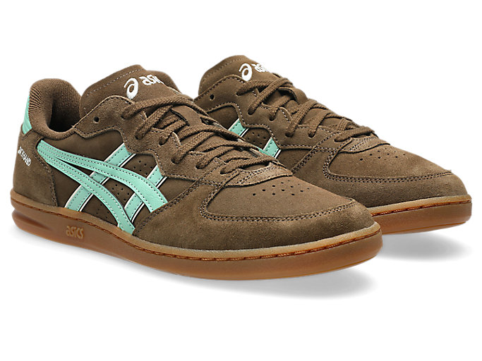 Lookbook ASICS Skyhand OG Sneaker Braun Storm/Ice Grün 1203A452-202