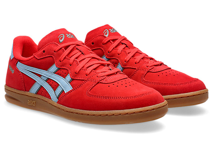 Lookbook ASICS SKYHAND OG Sneakers Merah Elektrik/Biru Pelabuhan 1203A452-601